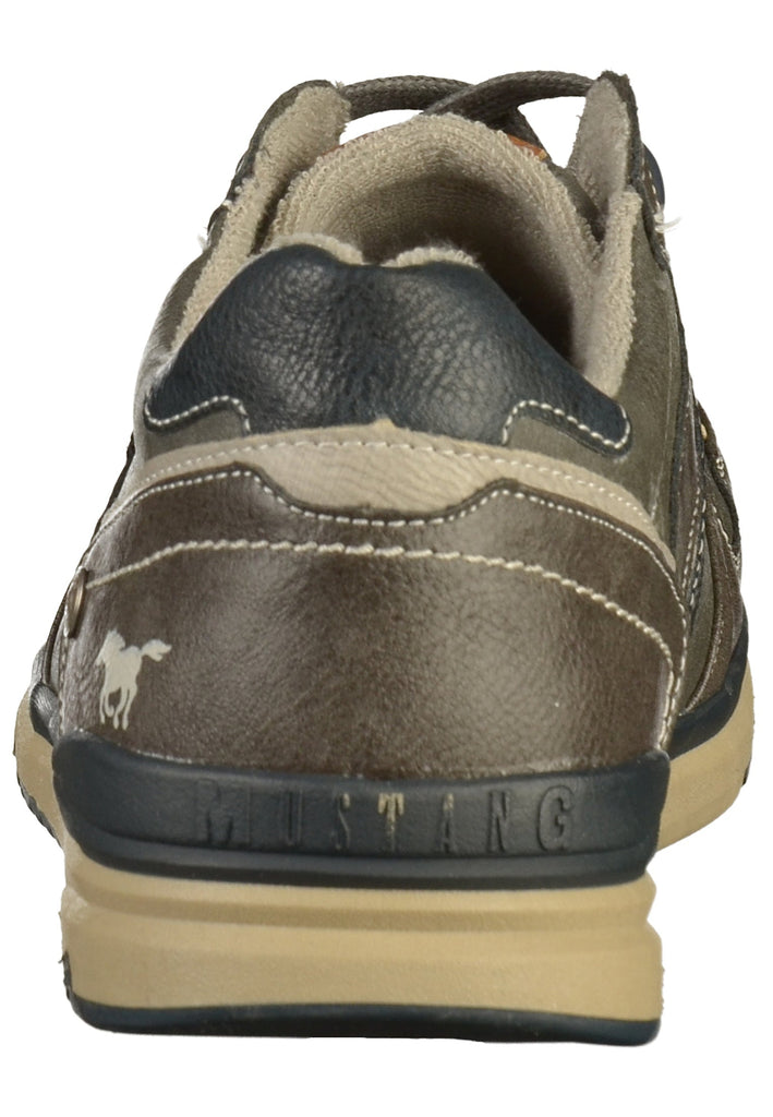 Mustang Sneaker Lederimitat Dunkelgrau - surf4shoes