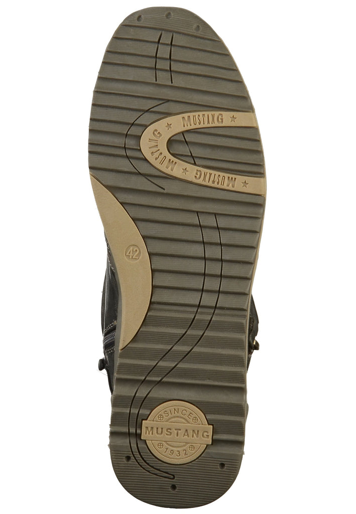 Mustang Sneaker Lederimitat Grau - surf4shoes