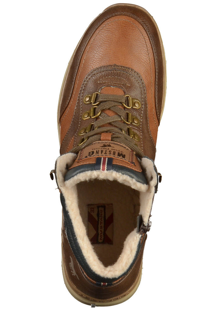 Mustang Stiefelette Lederimitat Braun - surf4shoes