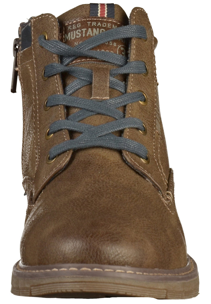 Mustang Stiefelette Lederimitat Braun - surf4shoes