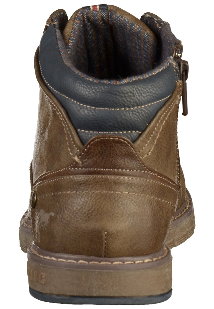 Mustang Stiefelette Lederimitat Braun - surf4shoes