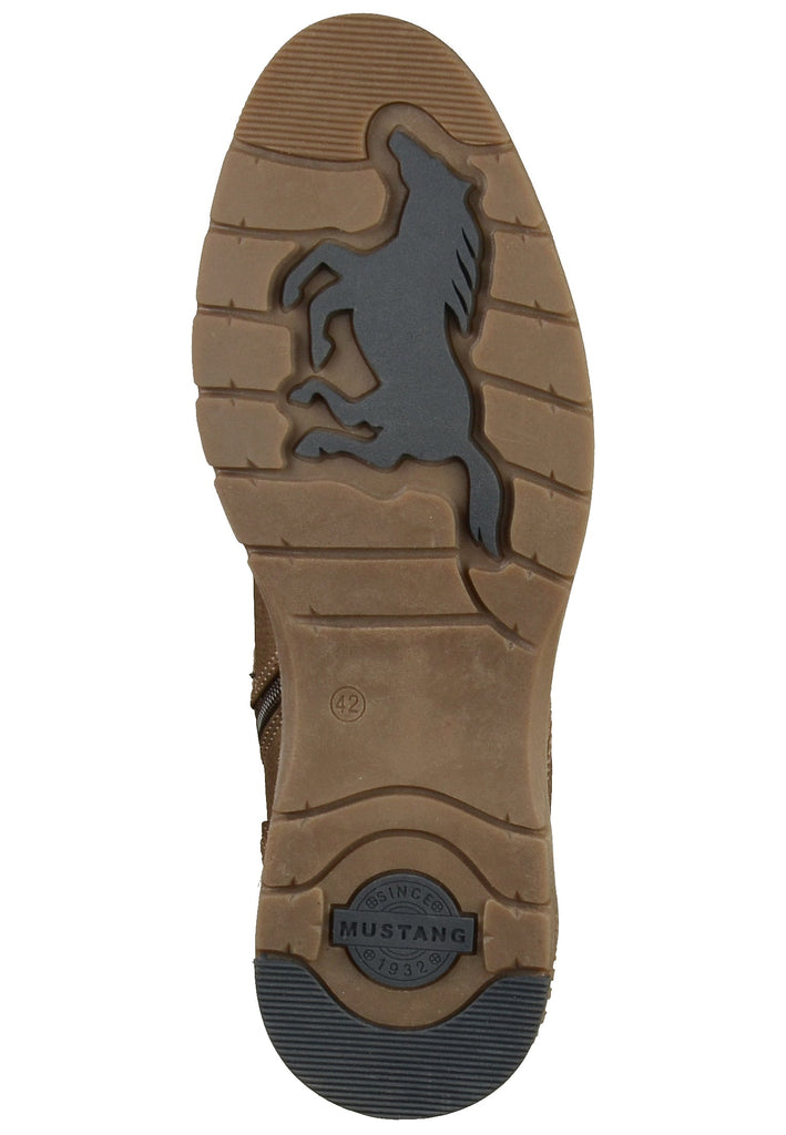 Mustang Stiefelette Lederimitat Braun - surf4shoes