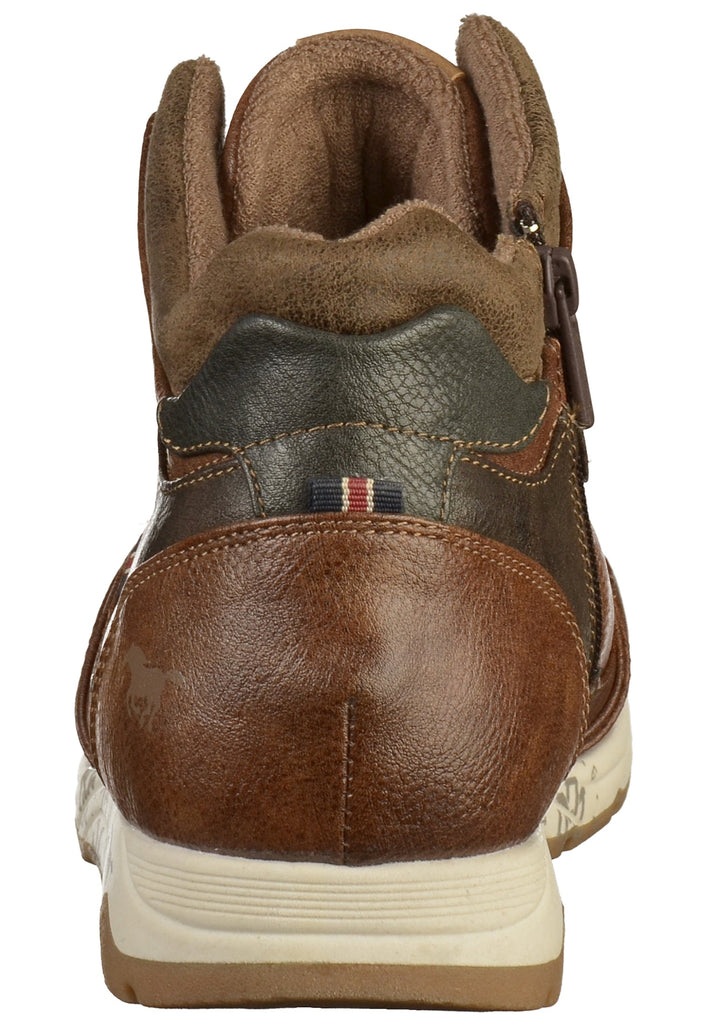 Mustang Stiefelette Lederimitat Braun - surf4shoes