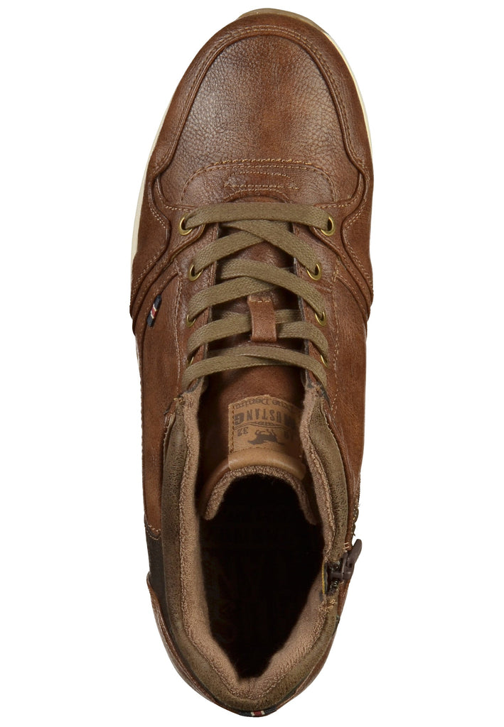 Mustang Stiefelette Lederimitat Braun - surf4shoes