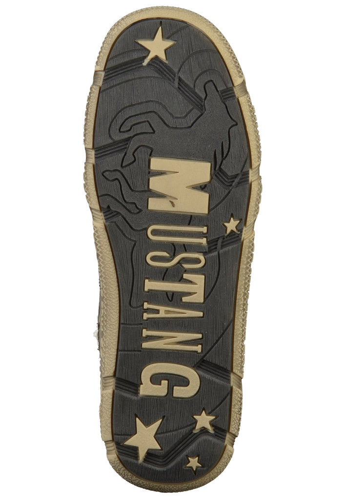 Mustang Sneaker Lederimitat Grau - surf4shoes