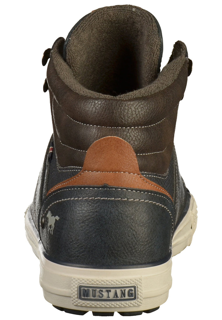 Mustang Sneaker Lederimitat Blau - surf4shoes