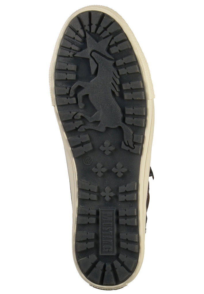 Mustang Sneaker Lederimitat Blau - surf4shoes