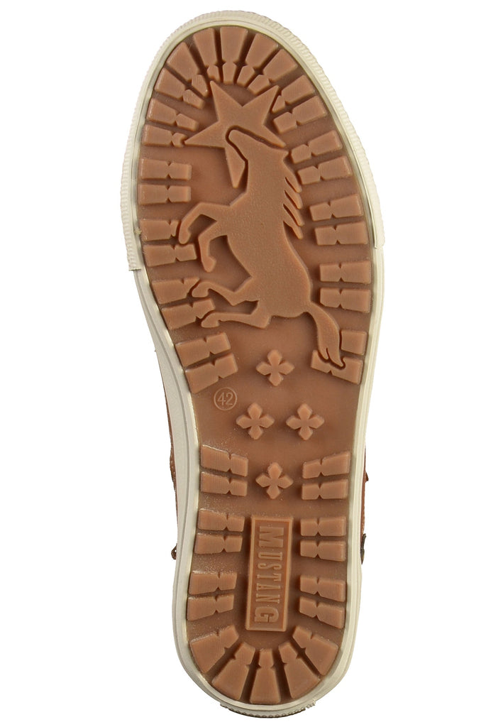 Mustang Stiefelette Lederimitat Cognac - surf4shoes
