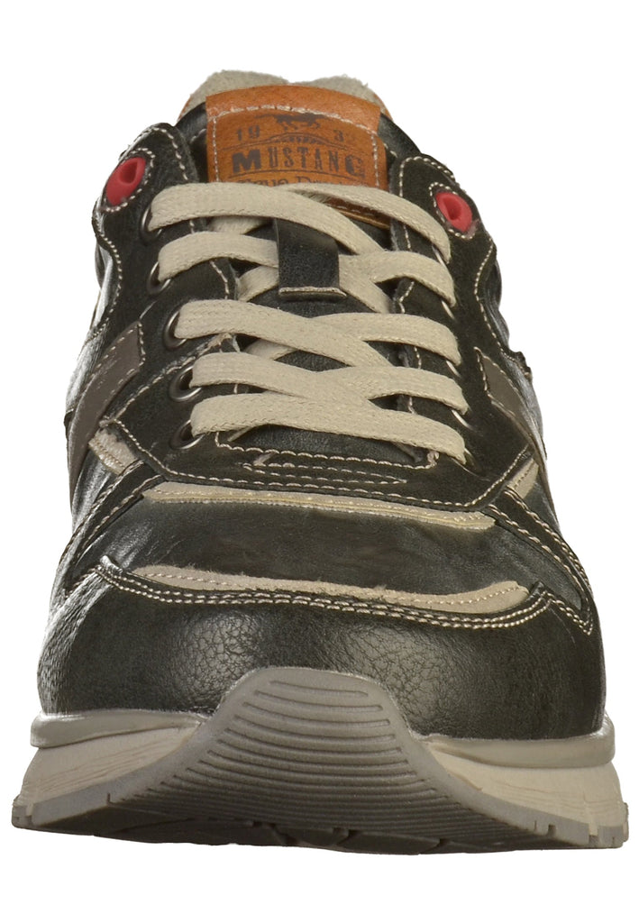 Mustang Sneaker Lederimitat Grau - surf4shoes