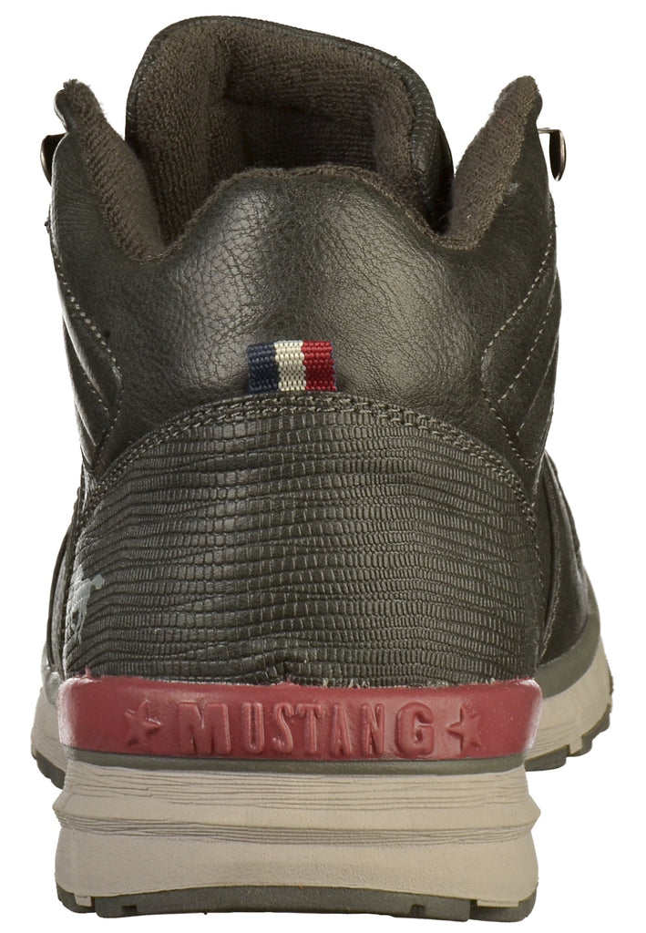 Mustang Sneaker Lederimitat Graphit - surf4shoes