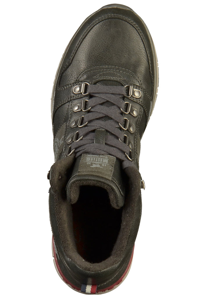 Mustang Sneaker Lederimitat Graphit - surf4shoes