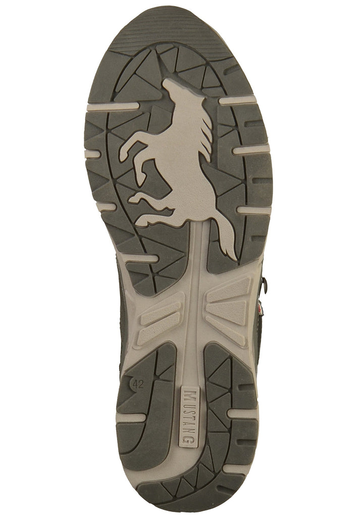 Mustang Sneaker Lederimitat Graphit - surf4shoes