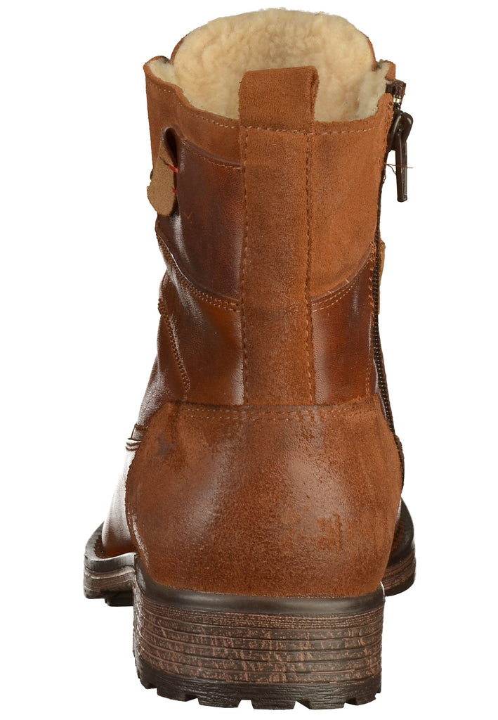 Mustang Stiefelette Leder Kastanie - surf4shoes