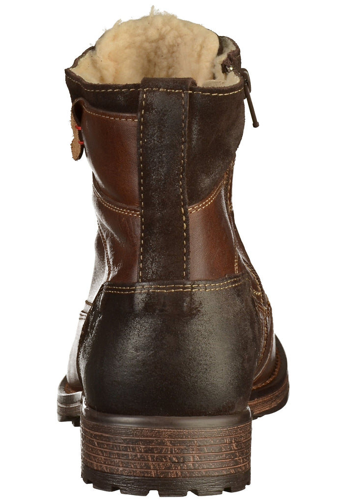 Mustang Stiefelette Leder Dunkelbraun - surf4shoes