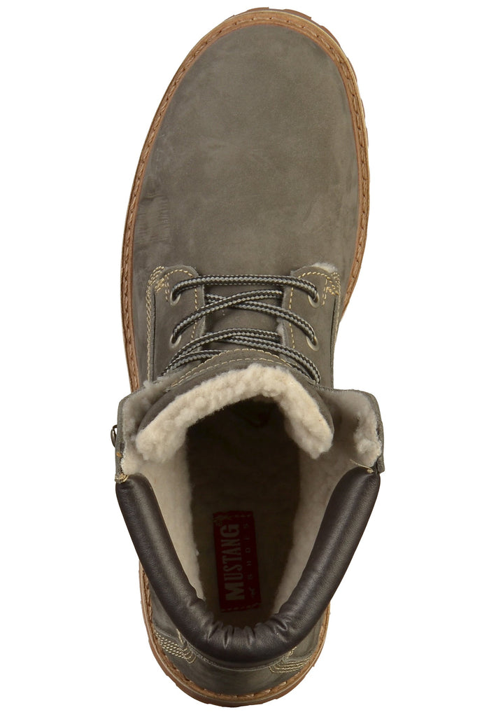 Mustang Stiefelette Leder Dunkelgrau - surf4shoes
