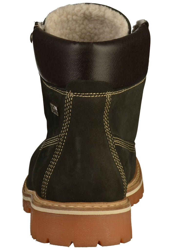 Mustang Stiefelette Leder Schwarz Warmfutter - surf4shoes