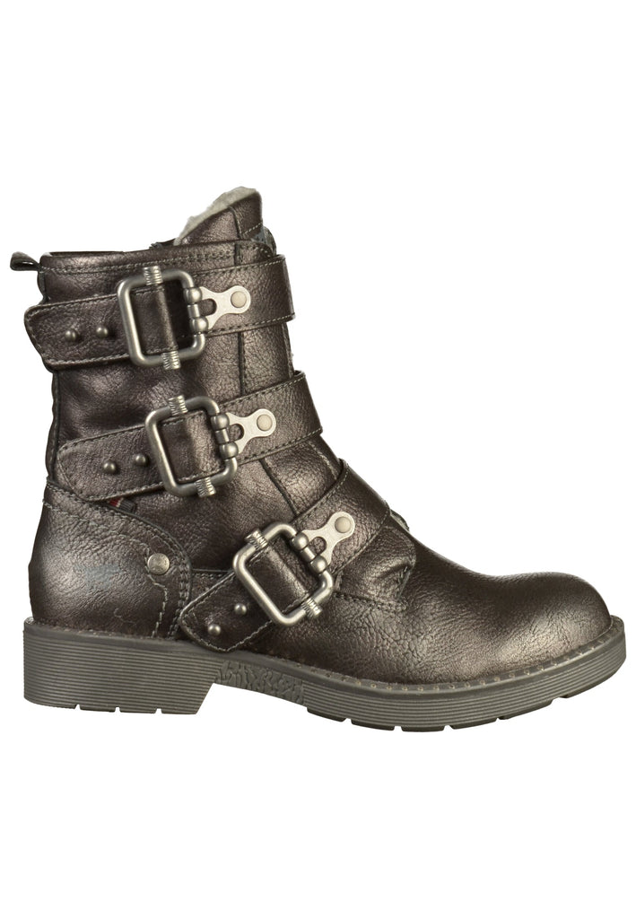 Mustang Stiefel Lederimitat Dunkelgrau - surf4shoes