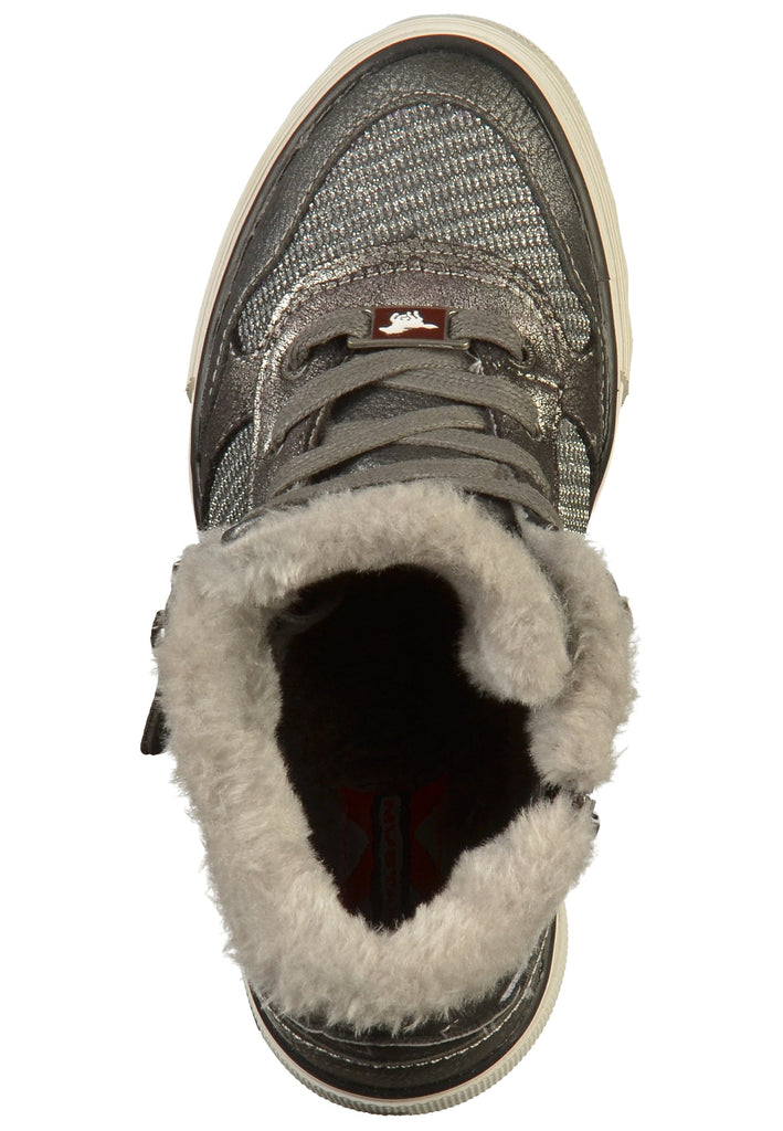 Mustang Sneaker Lederimitat/Textil Grau - surf4shoes