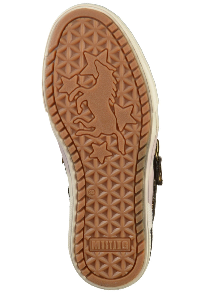 Mustang Sneaker Lederimitat/Textil Mokka - surf4shoes