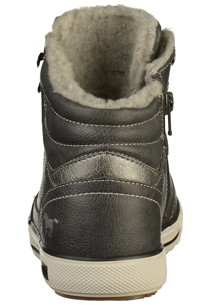 Mustang Sneaker Lederimitat Grau - surf4shoes