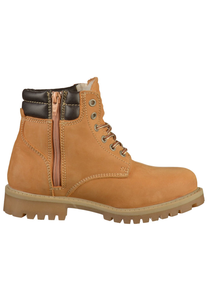 Mustang Stiefelette Leder Cognac - surf4shoes