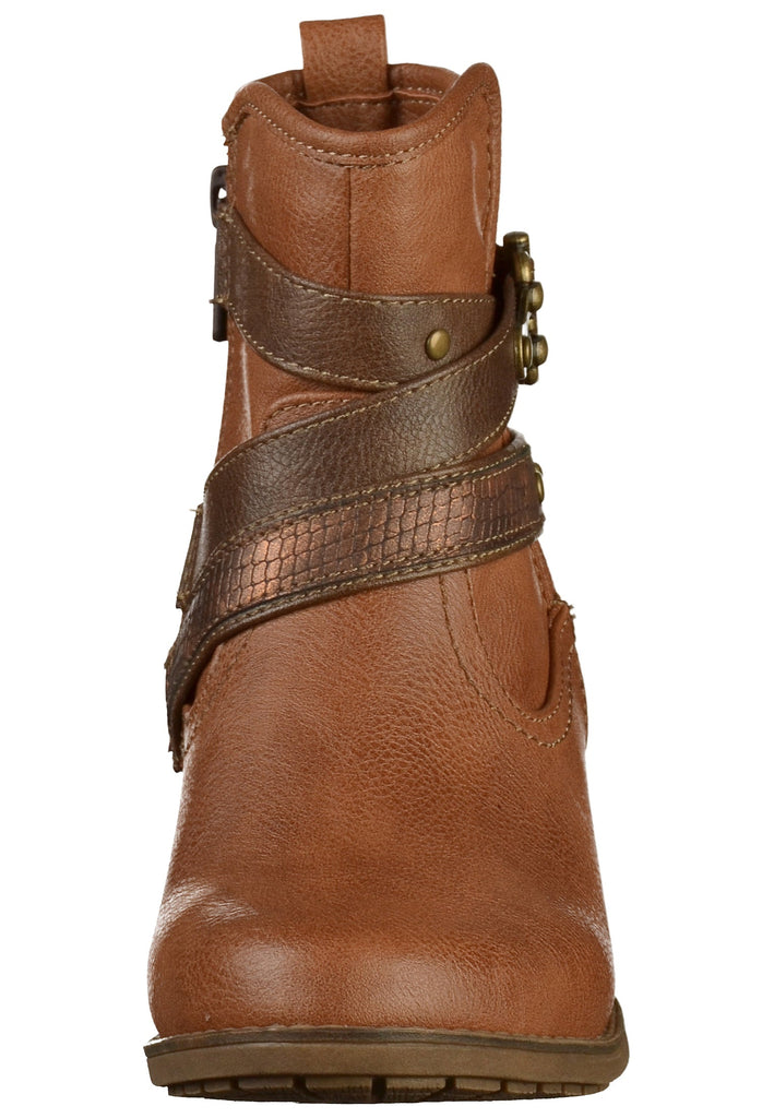 Mustang Stiefelette Lederimitat Braun - surf4shoes