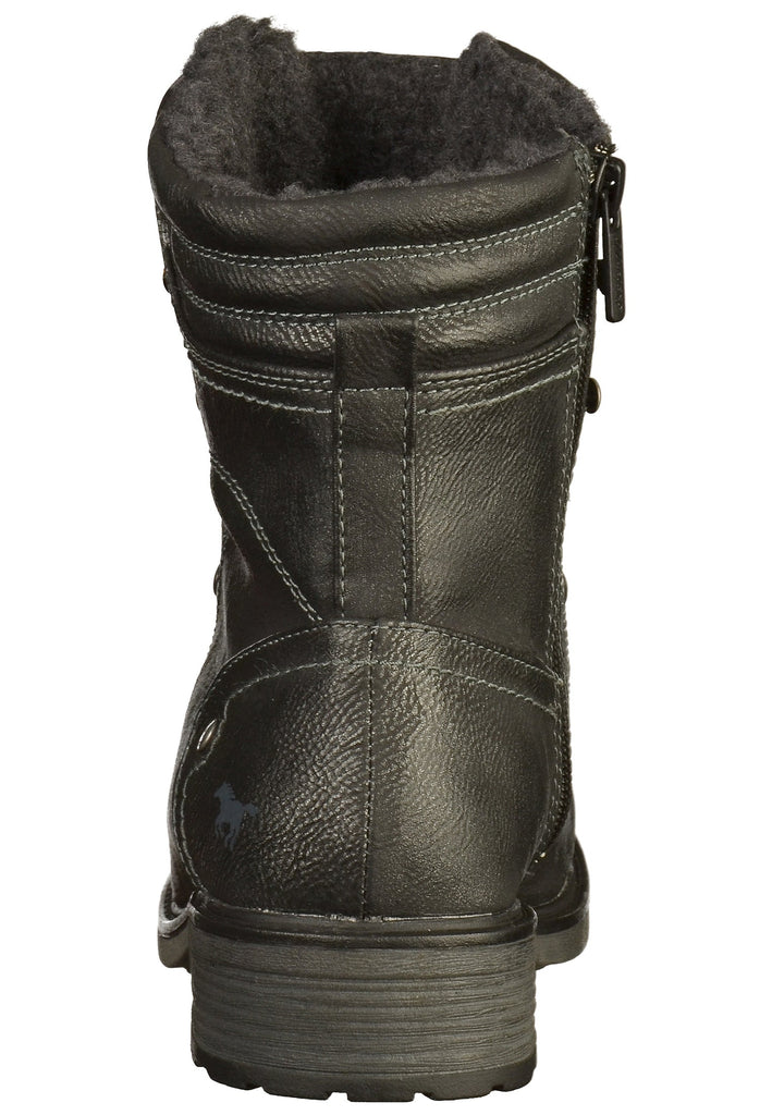 Mustang Stiefelette Lederimitat Graphit - surf4shoes