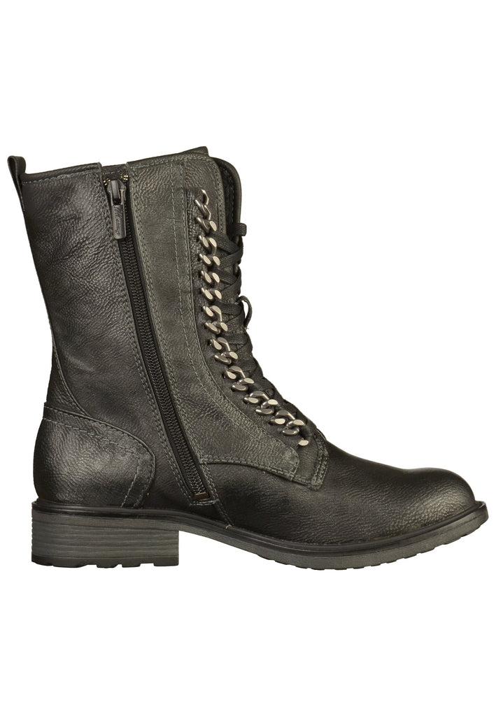 Mustang Stiefelette Lederimitat Graphit - surf4shoes