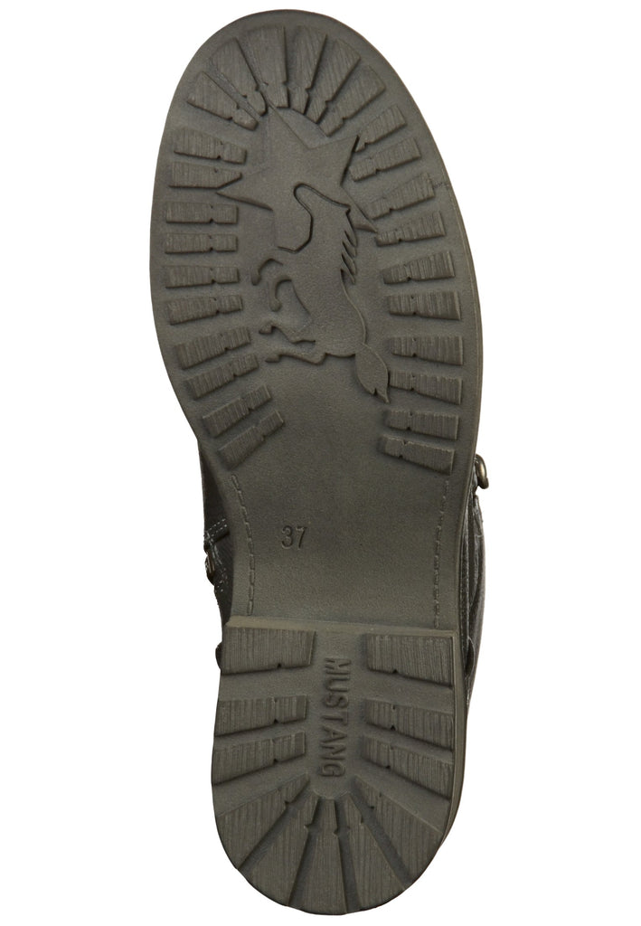 Mustang Stiefelette Lederimitat Graphit - surf4shoes