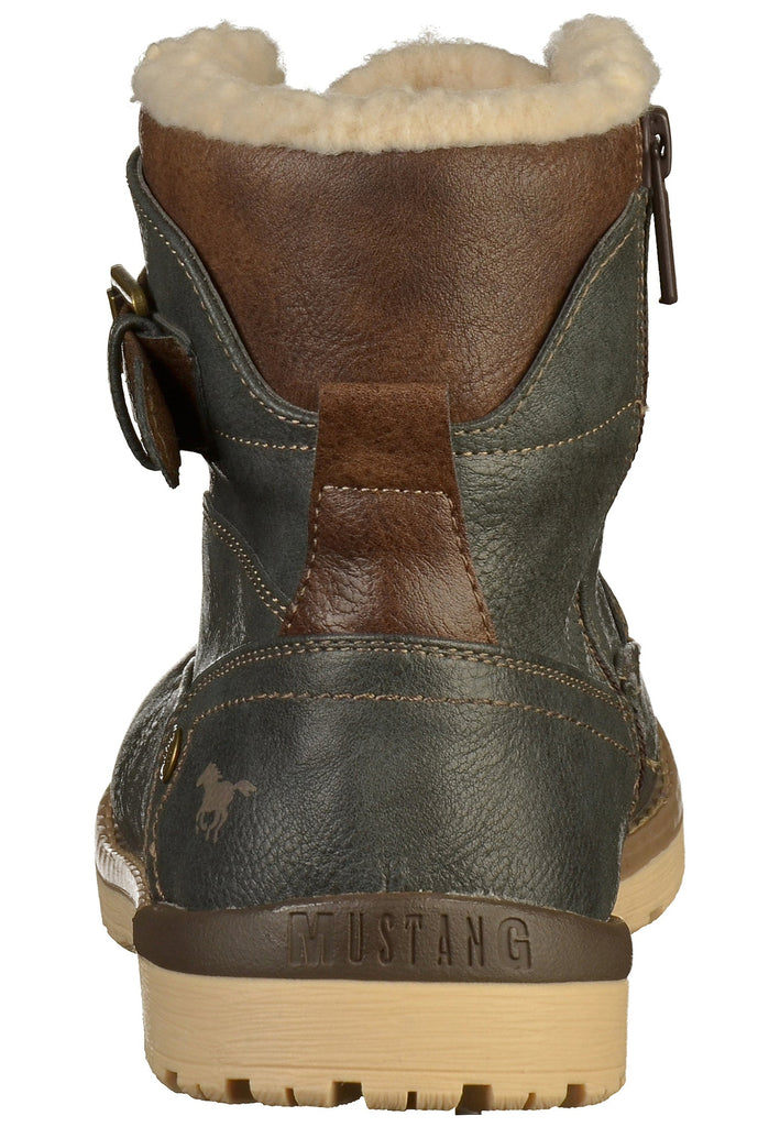 Mustang Stiefelette Lederimitat Graphit - surf4shoes