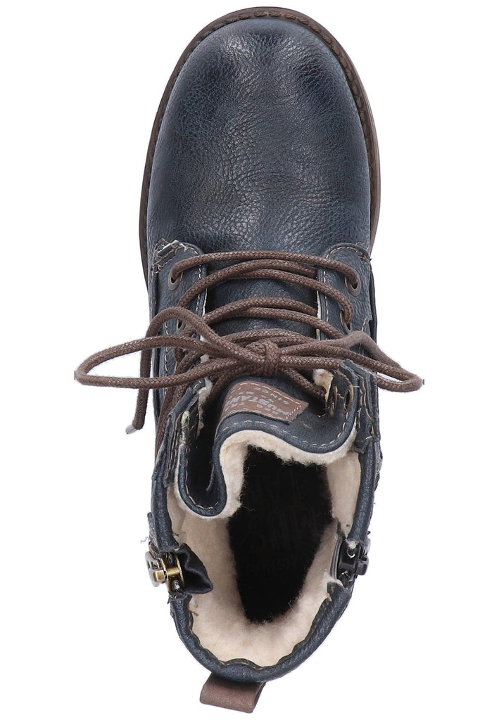 Mustang Stiefel Lederimitat Blau - surf4shoes