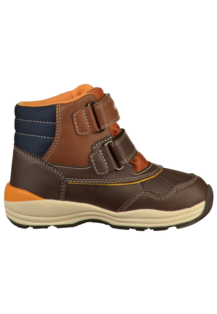 Geox Stiefelette Lederimitat/Textil Braun - surf4shoes