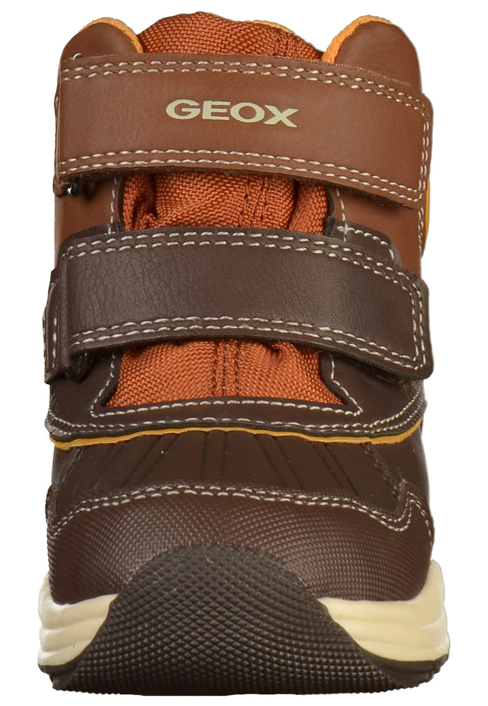 Geox Stiefelette Lederimitat/Textil Braun - surf4shoes