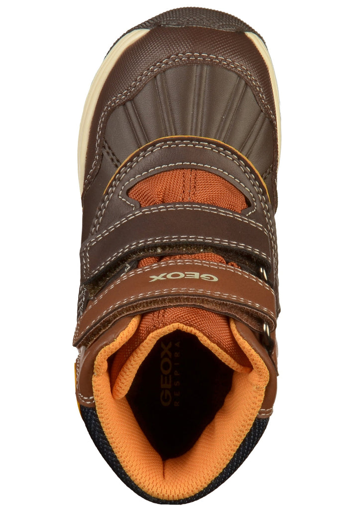 Geox Stiefelette Lederimitat/Textil Braun - surf4shoes