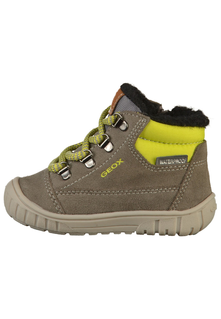 Geox Stiefelette Leder/Textil Grau - surf4shoes