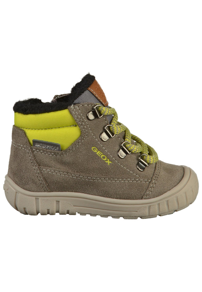 Geox Stiefelette Leder/Textil Grau - surf4shoes