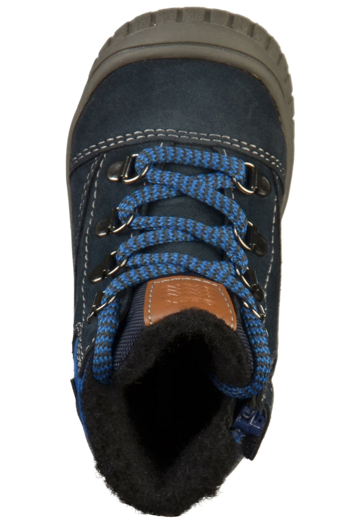 Geox Stiefelette Leder/Textil Blau - surf4shoes