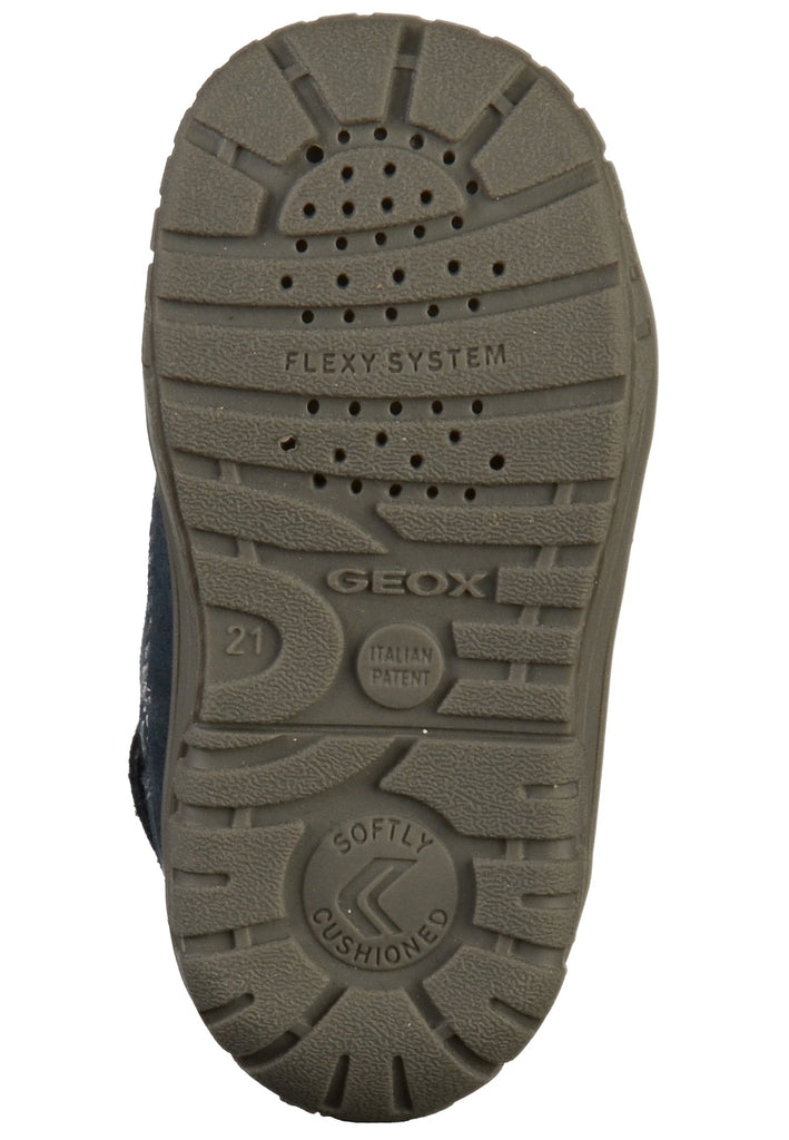 Geox Stiefelette Leder/Textil Blau - surf4shoes
