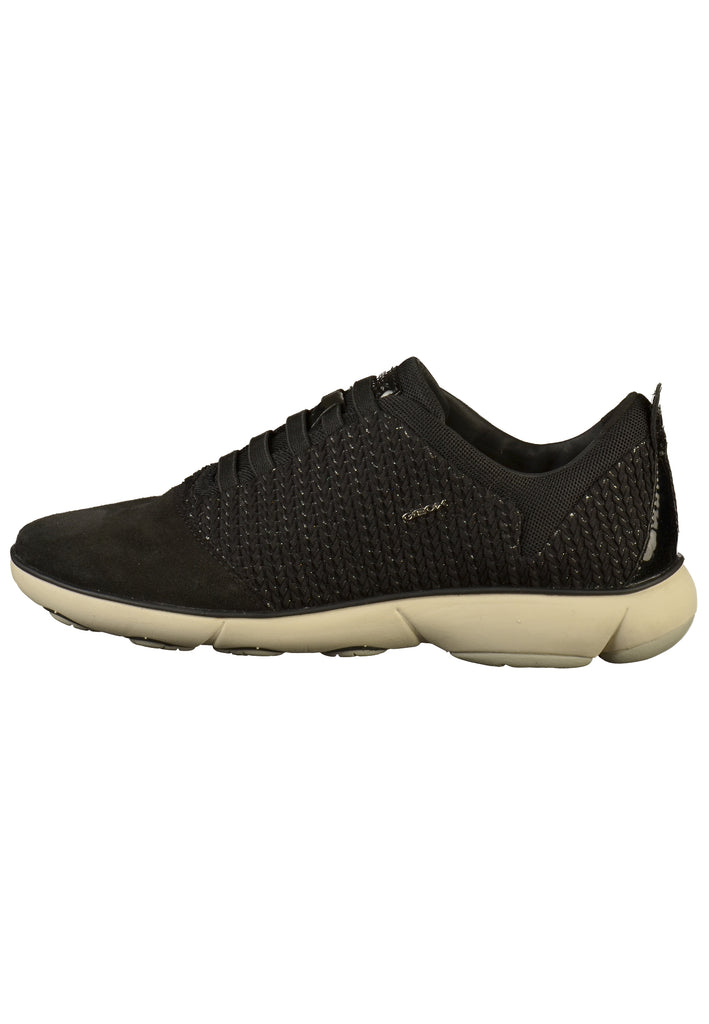 Geox Sneaker Leder/Textil Schwarz - surf4shoes