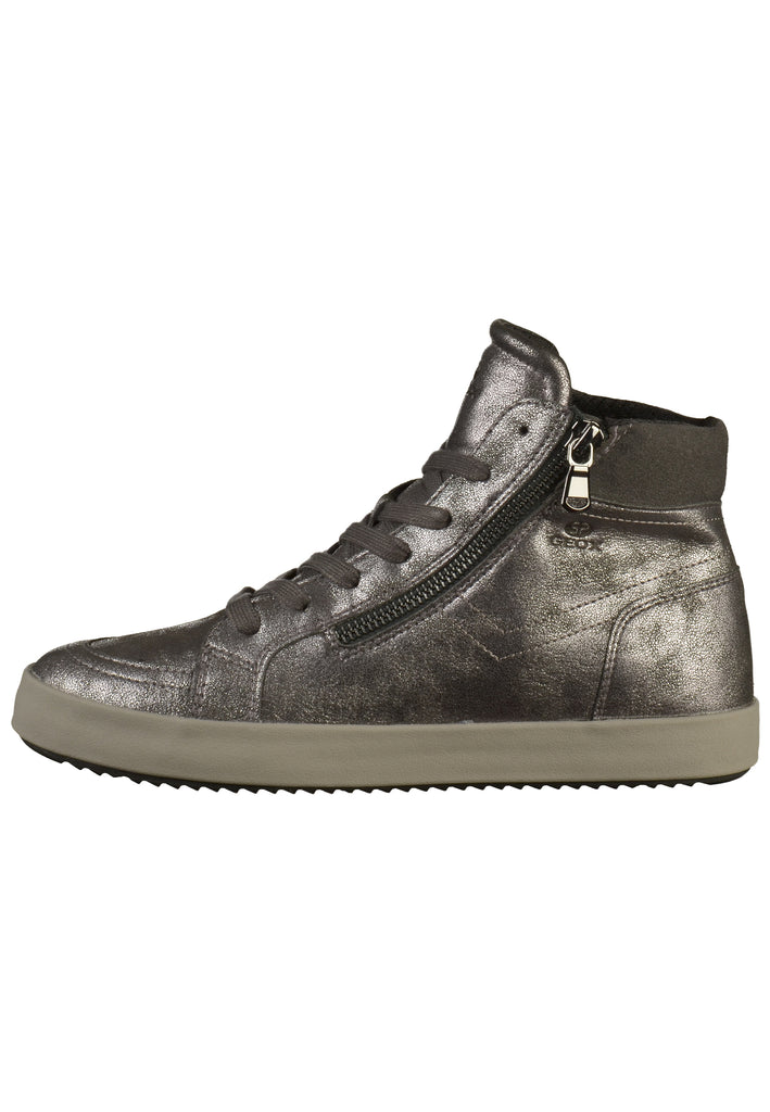 Geox Sneaker Lederimitat Anthracite - surf4shoes