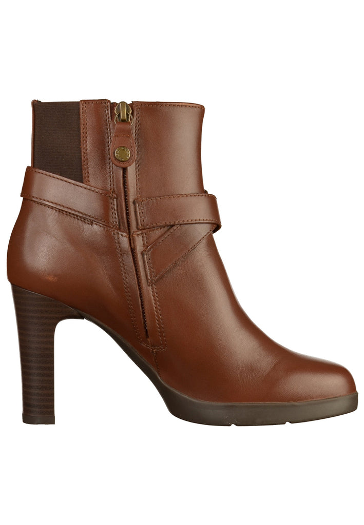 Geox Stiefelette Leder/Textil Braun - surf4shoes