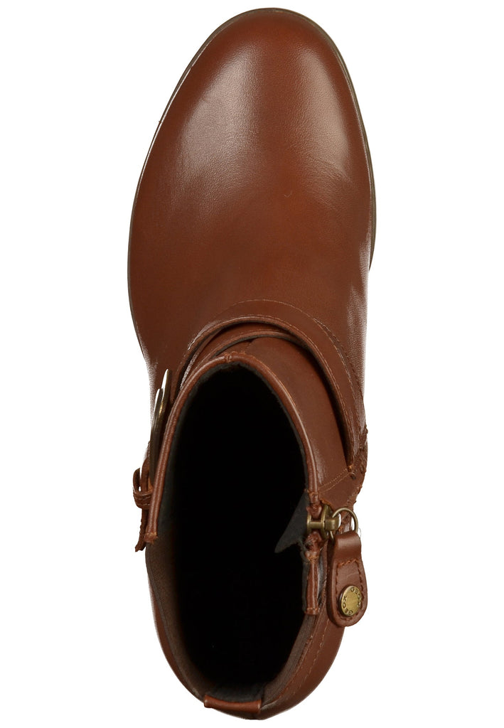 Geox Stiefelette Leder/Textil Braun - surf4shoes