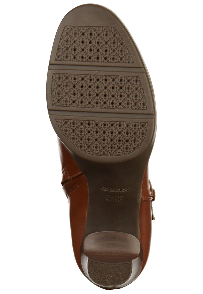 Geox Stiefelette Leder/Textil Braun - surf4shoes