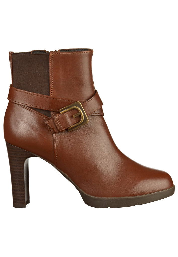 Geox Stiefelette Leder/Textil Braun - surf4shoes