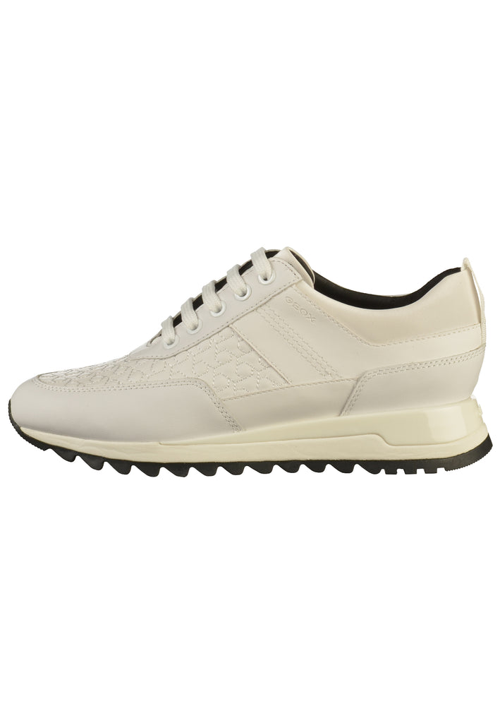 Geox Sneaker Lederimitat Weiß - surf4shoes