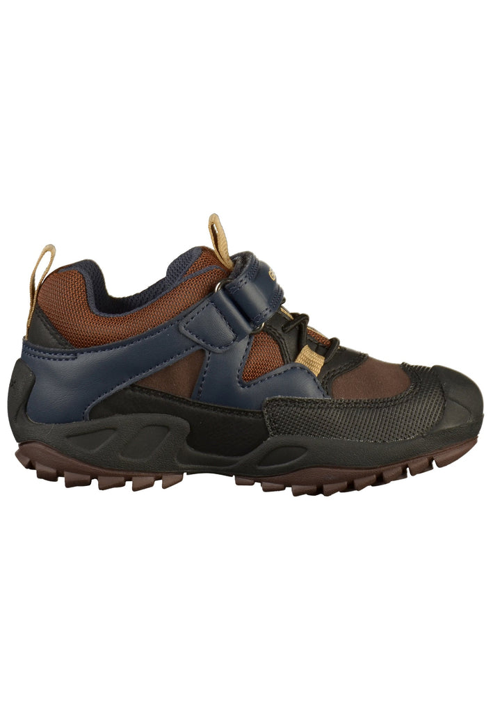 Geox Halbschuhe Lederimitat/Textil Braun - surf4shoes