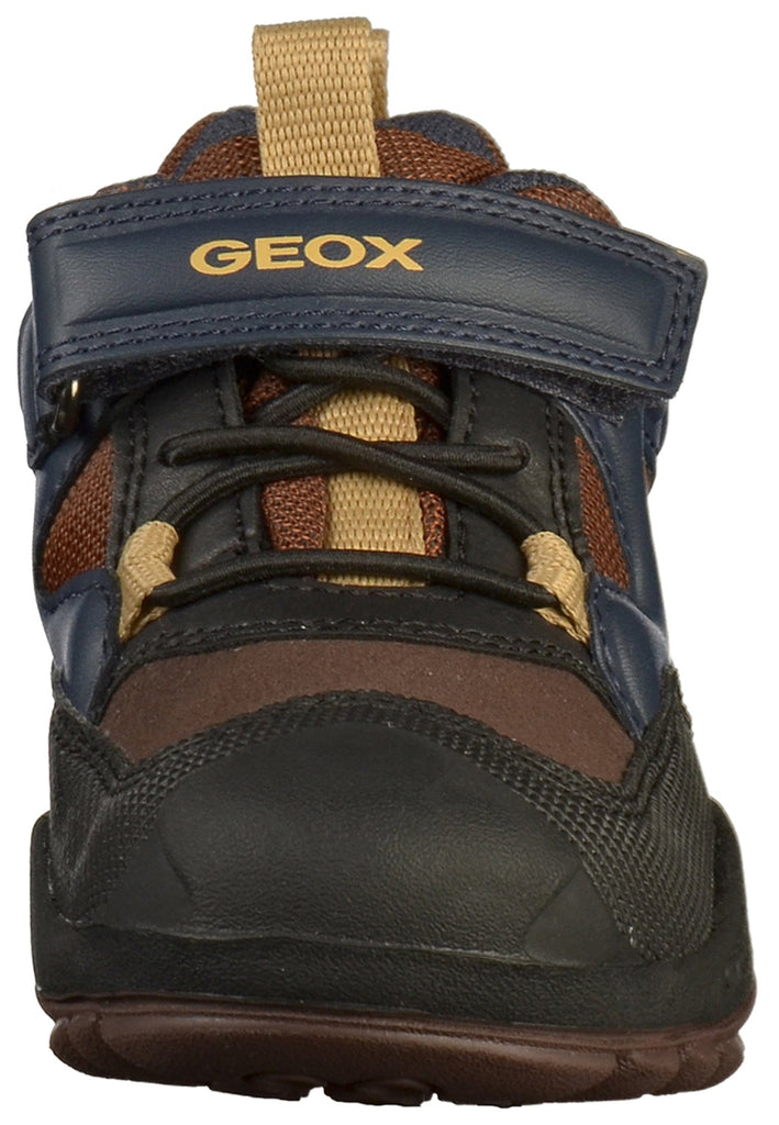 Geox Halbschuhe Lederimitat/Textil Braun - surf4shoes
