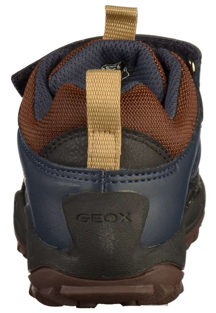 Geox Halbschuhe Lederimitat/Textil Braun - surf4shoes