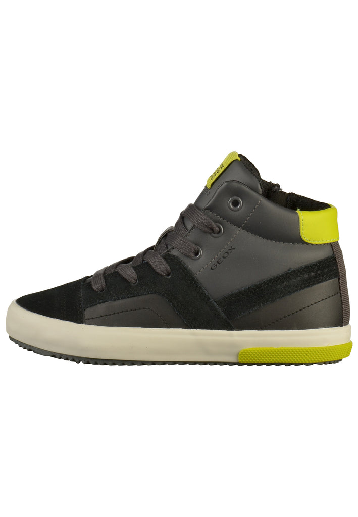 Geox Sneaker Lederimitat Schwarz - surf4shoes