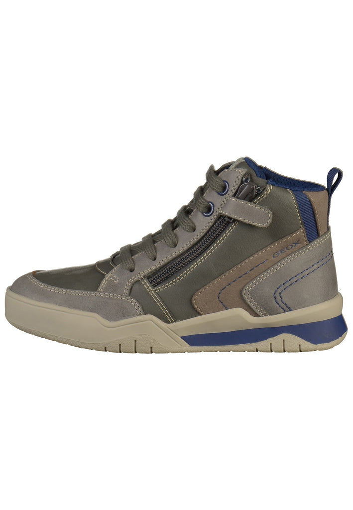 Geox Sneaker Lederimitat Grau - surf4shoes
